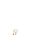 Burren Jewellery Pink Crystaline Earrings, Gold