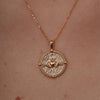 Burren Jewellery Queen of Hearts Pendant Necklace, Gold