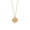 Burren Jewellery Queen of Hearts Pendant Necklace, Gold