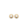 Burren Jewellery Rising Sun Earrings, Gold