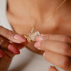 Burren Jewellery Sacred Heart Pendant Locket Necklace, Gold