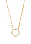 Burren Jewellery Tear It Down Necklace, Gold