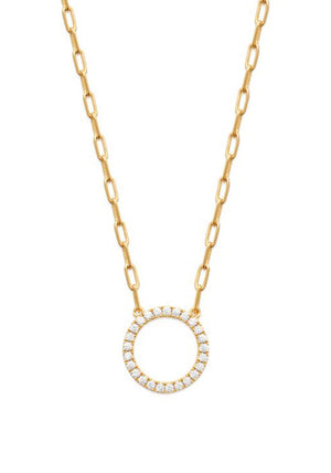 Burren Jewellery Tear It Down Necklace, Gold