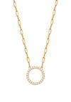 Burren Jewellery Tear It Down Necklace, Gold