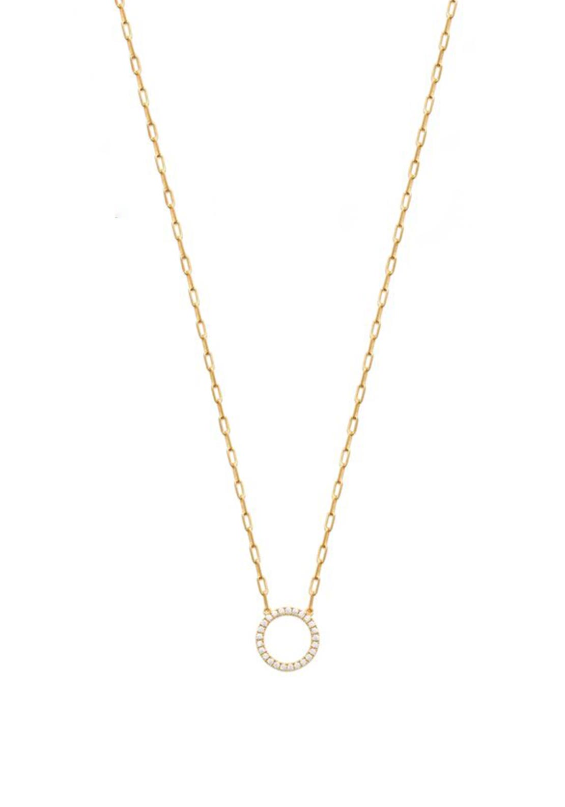 Burren Jewellery Tear It Down Necklace, Gold
