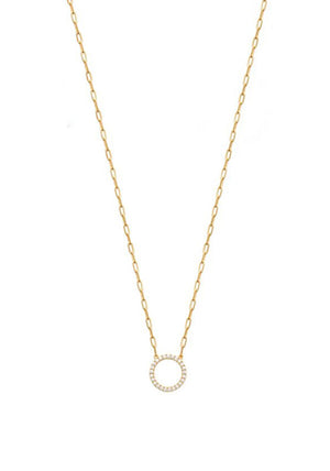 Burren Jewellery Tear It Down Necklace, Gold