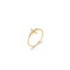 Burren Jewellery What’s Left Unsaid Flower Ring, Gold