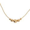 Burren Jewellery Wildflower Necklace, Gold