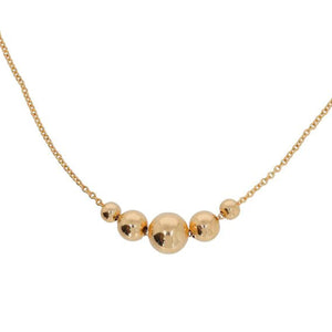 Burren Jewellery Wildflower Necklace, Gold