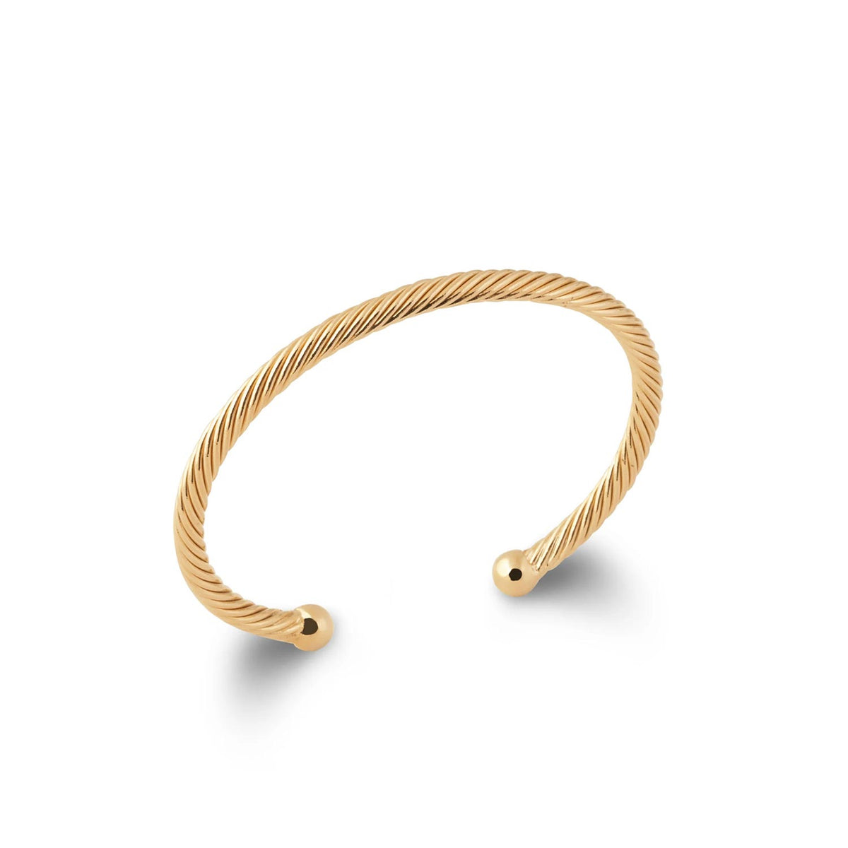 Burren Jewellery Honeycomb Bangle, Gold