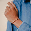 Burren Jewellery Honeycomb Bangle, Gold