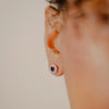 Burren Jewellery Madelyn Sapphire Earrings, Gold