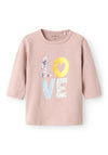 Name It Baby Girl Kinda Long Sleeve Top, Lilac