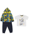 Babybol Baby Boy Skate 3 Piece Tracksuit, Navy
