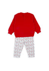 Babybol Baby Girl Cute Kitten Sweater and Legging Set, Red