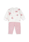 Babybol Baby Girl Butterfly 2 Piece Set, Pink