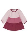 Babybol Baby Girl Snow Long Sleeve Dress, Pink