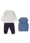 Babybol Baby Boy Stay Wild 3 Piece Set, Blue