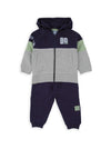 Babybol Baby Boy Hooded 2 Piece Tracksuit, Navy