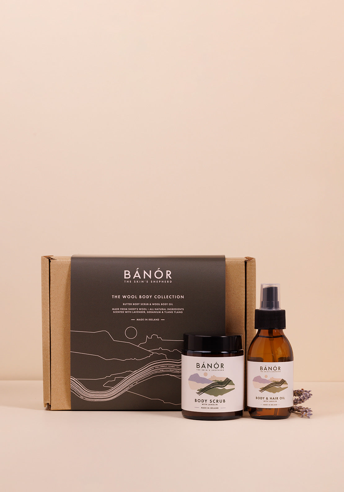 BÁNÓR The Wool Body Collection Duo Skincare Set