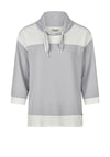 Barbara Lebek Contrast Sweatshirt, Grey