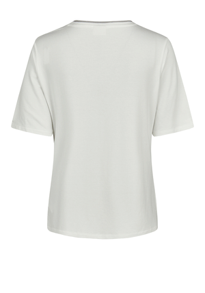 Barbara Lebek Rhinestone Graphic T-Shirt, White