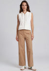 Barbara Lebek Zip Up Gilet, White