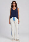 Barbara Lebek Wide Leg Joggers, Cream Multi