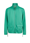 Barbara Lebek Zip Up High-Neck Sweat Jacket, Green