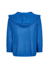 Barbara Lebek Knitted Button Up Jacket, Blue