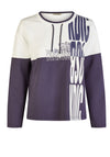 Barbara Lebek Graphic Print Sweatshirt, Navy