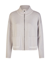 Barbara Lebek Knit Full Zip Cardigan, Grey