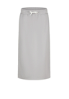 Barbara Jersey Tape Trim Pencil Skirt, Grey