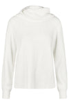 Barbara Lebek Fluffy Cosy Cowl Neck Jumper, White