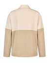Barbara Lebek Colour Block Graphic Sweatshirt, Beige