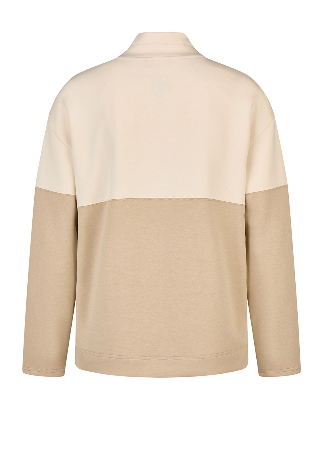 Barbara Lebek Colour Block Graphic Sweatshirt, Beige