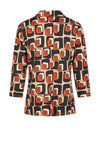 Barbara Lebek Jersey Geo Print Shirt, Beige