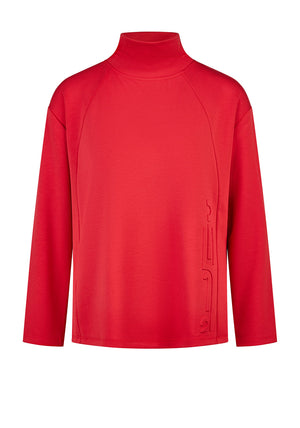 Barbara Lebek High Neck Sweatshirt, Red