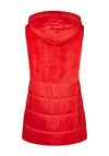 Barbara Lebek Feather Yarn Padded Gilet, Red