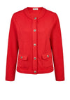 Barbara Lebek Textured Jacket, Red