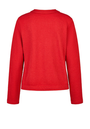 Barbara Lebek Textured Jacket, Red