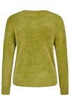 Barbara Lebek Fluffy Cosy Cardigan, Green