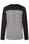 Barbara Lebek Diamante Round Neck Tee, Black