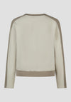 Barbara Lebek Lettering with Rhinestone Detail Top, Grey