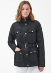 Barbour Womens Winter Wax Utility Short Jacket, Black