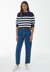 Barbour Womens Aster Striped Sweatshirt, Navy Stripe