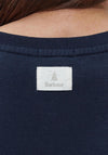 Barbour Womens Aster Striped Sweatshirt, Navy Stripe