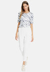 Betty Barclay Animal Print T-Shirt, Silver & White