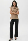 My Soul Bubble Cap Sleeve Top, Sand