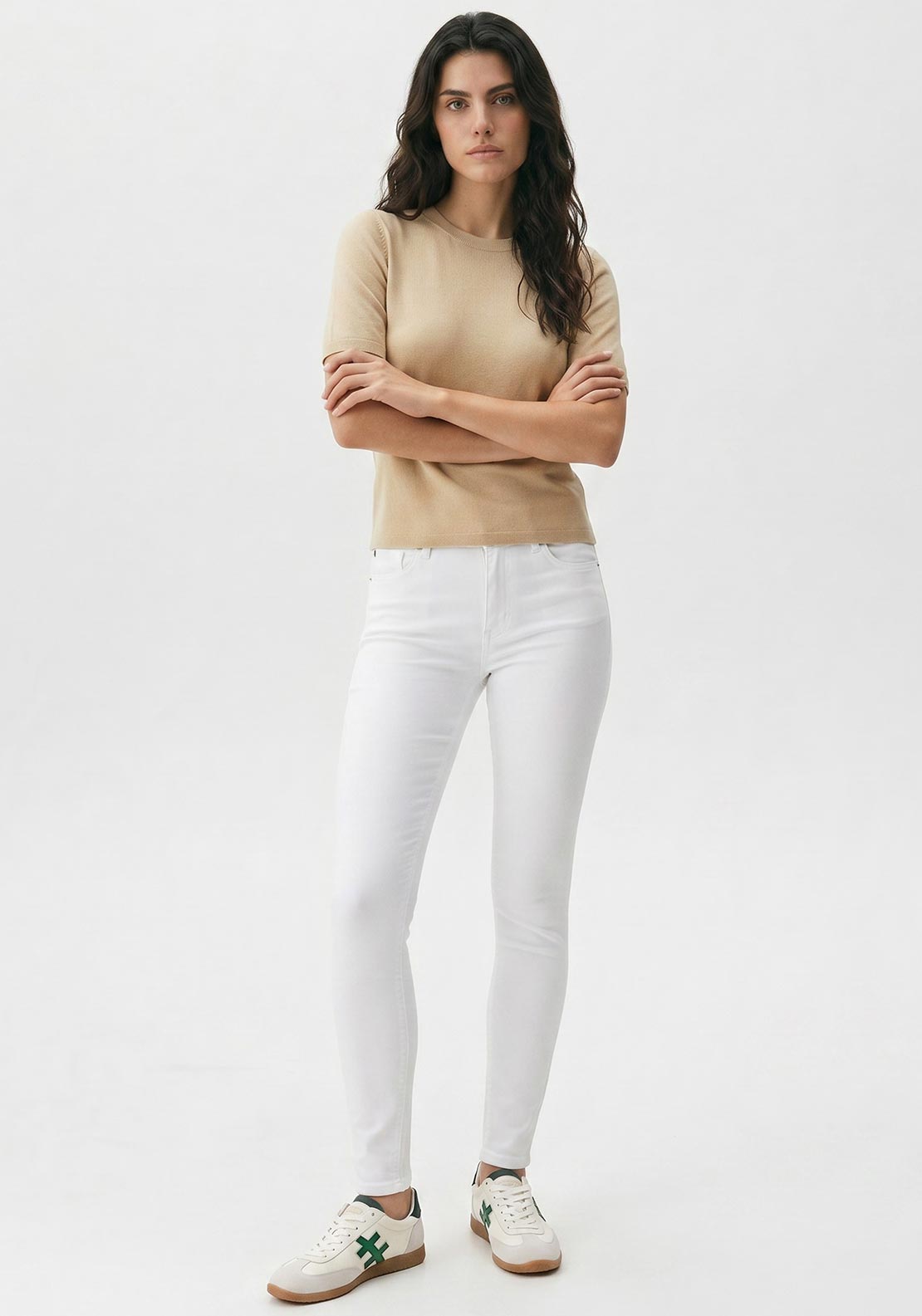 Yest Iman Casual T-Shirt, Beige